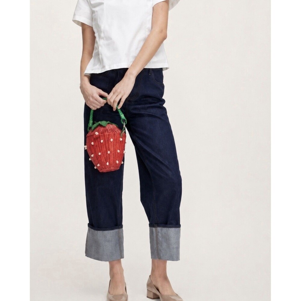 Kate Spade X Target Pearl Embellished Strawberry Bag NWT